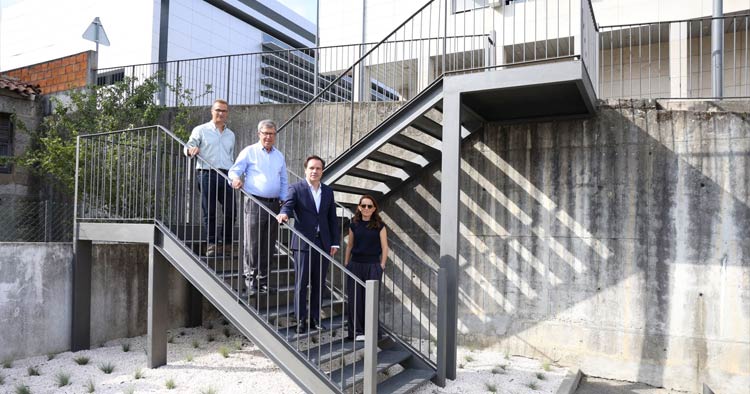 Vizela instala nova escada no Fórum para melhorar acessos pedonais
