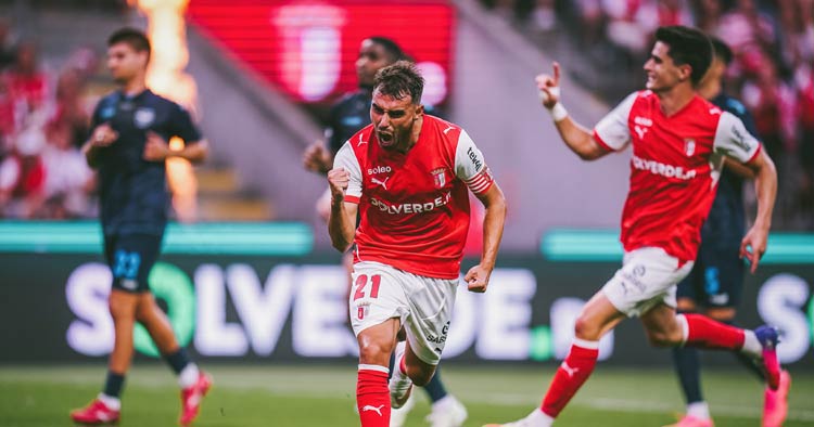 SC Braga goleia Zeleznicar e segue para a 3.ª pré-eliminatória da Liga Conferência